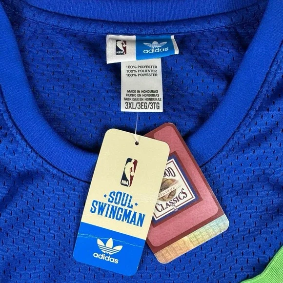 VTG Adidas Soul Swingman #44 Atlanta‎ Hawks Pistol Pete Maravich Jersey 3XL NWT